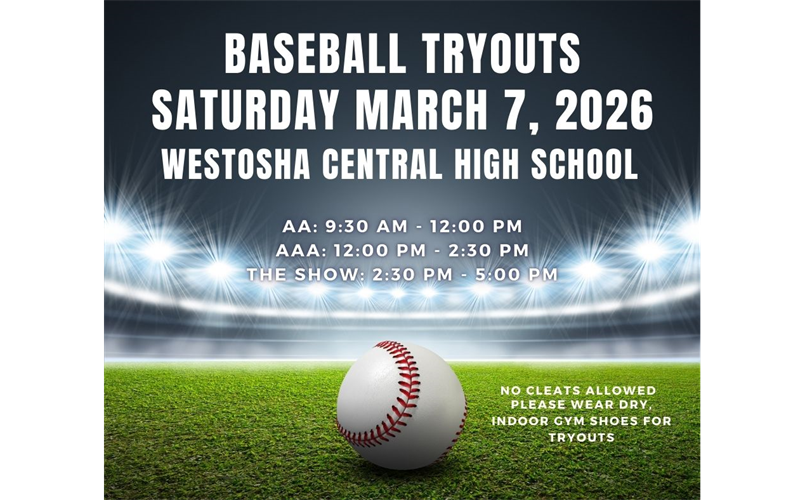 Baseball Tryouts 2026