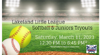 2023 Softball & Juniors Tryouts Schedule