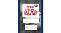 Baseball Registration is open!